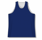 Athletic Knit (AK) BR1302A-216 Adult Navy/White Reversible League Basketball Jersey