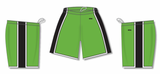 Athletic Knit (AK) BS1735Y-107 Youth Lime Green/Black/White Pro Basketball Shorts