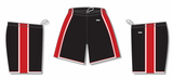 Athletic Knit (AK) BS1735Y-348 Youth Chicago Bulls Black Pro Basketball Shorts
