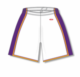 Athletic Knit (AK) BS1735Y-726 Youth LA Lakers White Pro Basketball Shorts
