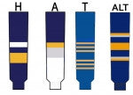 Modelline Knit Ice Hockey Socks - Buffalo Sabres 2006-2009 - PSH Sports