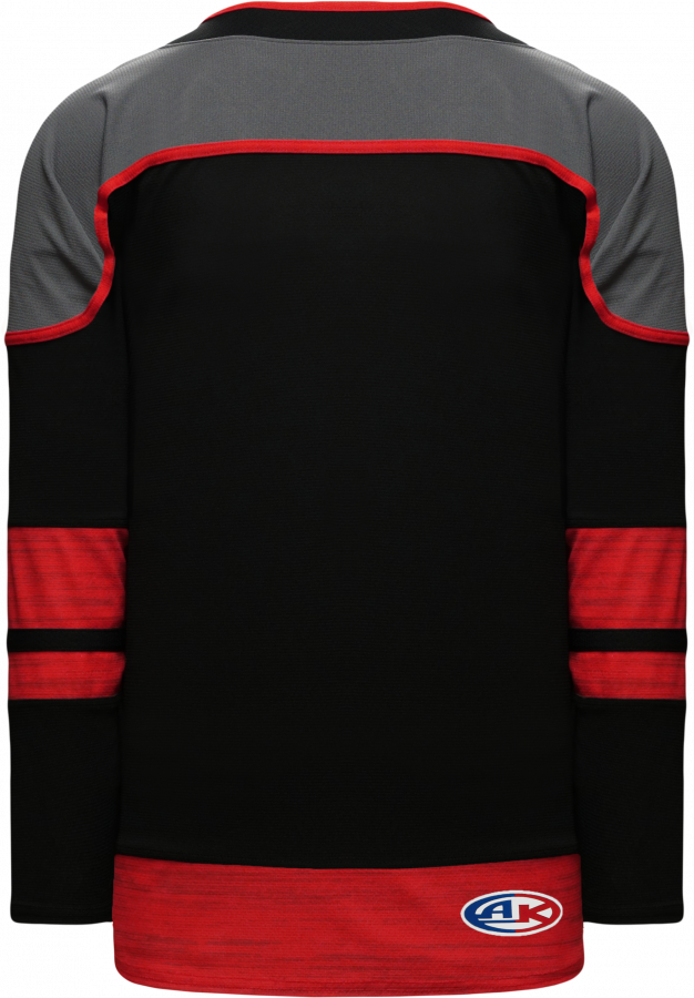 Athletic Knit AK H550BA CAR404B Adult 2018 Carolina Hurricanes Third Black Hockey Jersey XXX Large