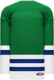 Athletic Knit (AK) H550BA-CAR955B Adult 2018 Carolina Hurricanes Heritage Harford Whalers Kelly Green Hockey Jersey