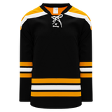 Athletic Knit (AK) H550BKA-BOS498BK Pro Series - Adult Knitted 2007 Boston Bruins Black Hockey Jersey