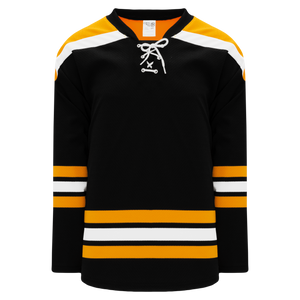 Athletic Knit (AK) H550BKY-BOS498BK Pro Series - Youth Knitted 2007 Boston Bruins Black Hockey Jersey