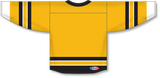 Athletic Knit (AK) H550BA-BOS554B Adult 2021 Boston Bruins Reverse Retro Tuscan Gold Hockey Jersey