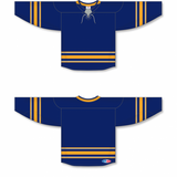 Athletic Knit (AK) H550BA-BUF692B Adult 2017 Buffalo Sabres Navy Hockey Jersey