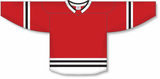 Athletic Knit (AK) H550BA-CHI494B Adult 2017 Chicago Blackhawks Red Hockey Jersey