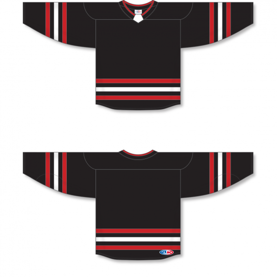 Athletic Knit H6000G Blackhawks Style Hockey Jersey - 4XL- NEW