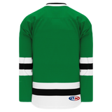 Athletic Knit (AK) H550BKY-DAL376BK Pro Series - Youth Knitted 2013 Dallas Stars Kelly Green Hockey Jersey