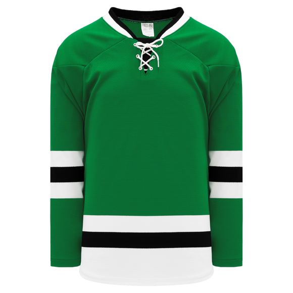 Athletic Knit (AK) H550BKY-DAL376BK Pro Series - Youth Knitted 2013 Dallas Stars Kelly Green Hockey Jersey