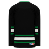 Athletic Knit (AK) H550BKY-DAL506BK Pro Series - Youth Knitted Dallas Stars Black Hockey Jersey