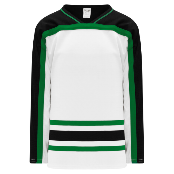 Athletic Knit (AK) H550BKA-HAR944BK Pro Series - Adult Knitted Hartford  Whalers White Hockey Jersey