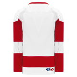 Athletic Knit (AK) H550BKA-DET203BK Pro Series - Adult Knitted Detroit Red Wings White Hockey Jersey