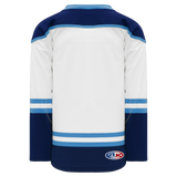 Athletic Knit (AK) H550BKA-FLO667BK Pro Series - Adult Knitted 2010 Florida Panthers Third White Hockey Jersey