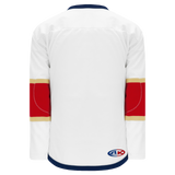 Athletic Knit (AK) H550BKY-FLO669BK Pro Series - Youth Knitted 2016 Florida Panthers White Hockey Jersey