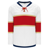 Athletic Knit (AK) H550BKY-FLO669BK Pro Series - Youth Knitted 2016 Florida Panthers White Hockey Jersey