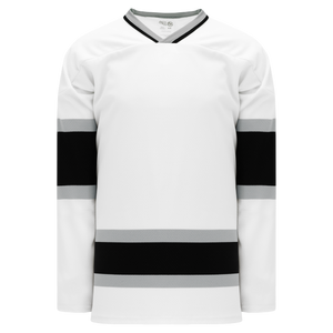 Athletic Knit (AK) H550BKY-LAS942BK Pro Series - Youth Knitted Old Los Angeles Kings White Hockey Jersey