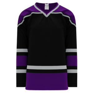 Athletic Knit (AK) H550BKY-LAS951BK Pro Series - Youth Knitted 1998 Los Angeles Kings Black Hockey Jersey