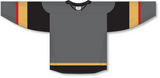 Athletic Knit (AK) H550B 2017 Las Vegas Golden Knights Charcoal Hockey Jersey - PSH Sports