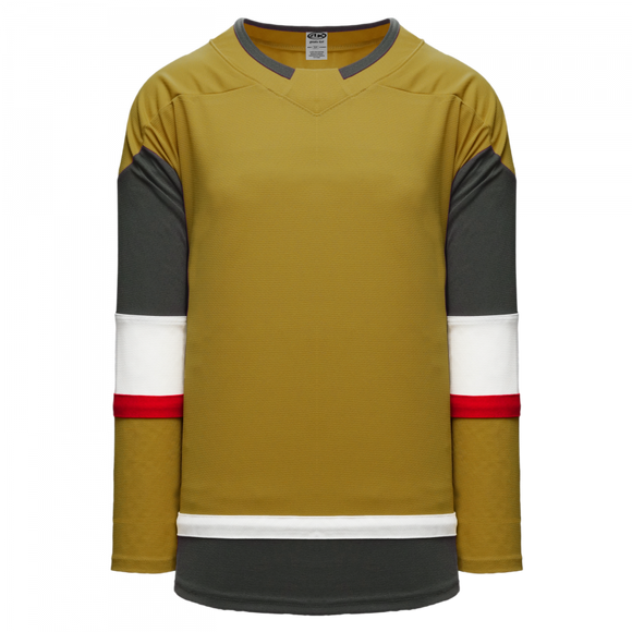 Athletic Knit (AK) H550BY-LAV625B Youth 2021 Las Vegas Golden Knights Third Gold Hockey Jersey