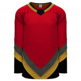 Athletic Knit (AK) H550CA-LAV763C Adult 2021 Las Vegas Golden Knights Reverse Retro Red Hockey Jersey