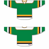 Athletic Knit (AK) H550BY-MIN864B New Youth 1988 Minnesota North Stars Kelly Green Hockey Jersey