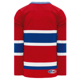 Athletic Knit (AK) H550BKA-MON308BK Pro Series - Adult Knitted Montreal Canadiens Red Hockey Jersey