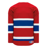 Athletic Knit (AK) H550BKY-MON558BK Pro Series - Youth Knitted 2015 Montreal Canadiens Red Hockey Jersey