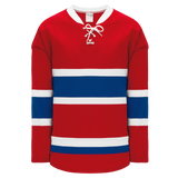Athletic Knit (AK) H550BKA-MON558BK Pro Series - Adult Knitted 2015 Montreal Canadiens Red Hockey Jersey
