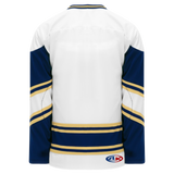 Athletic Knit (AK) H550BKY-NDA521BK Pro Series - Youth Knitted University of Notre Dame Fightin' Irish White Hockey Jersey