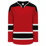 Athletic Knit (AK) H550BKY-NJE566BK Pro Series - Youth Knitted 2007 New Jersey Devils Red Hockey Jersey
