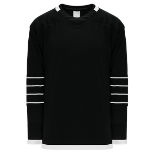 Athletic Knit (AK) H550BKA-NYI696BK Pro Series - Adult Knitted 2015 New York Islanders Third Black Hockey Jersey