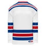 Athletic Knit (AK) H550BKY-NYR313BK Pro Series - Youth Knitted New York Rangers White Hockey Jersey