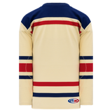 Athletic Knit (AK) H550BKY-NYR513BK Pro Series - Youth Knitted New York Rangers Winter Classic Sand Hockey Jersey
