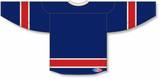 Athletic Knit (AK) H550BY-NYR868B New Youth New York Rangers Heritage Classic Navy Hockey Jersey