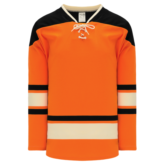 Athletic Knit (AK) H550BKY-PHI526BK Pro Series - Youth Knitted 2012 Philadelphia Flyers Winter Classic Orange Hockey Jersey
