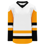 Athletic Knit (AK) H550BKA-PIT817BK Pro Series - Adult Knitted 2016 Pittsburgh Penguins White Hockey Jersey