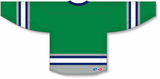 Athletic Knit (AK) H550BY-PLY843B New Youth Plymouth Whalers Kelly Green Hockey Jersey