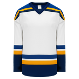 Athletic Knit (AK) H550BKY-STL449BK Pro Series - Youth Knitted 2014 St. Louis Blues White Hockey Jersey