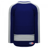 Athletic Knit (AK) H550BA-TOR332B Adult 2021 Toronto Maple Leafs Reverse Retro Royal Blue Hockey Jersey