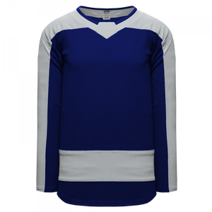 Athletic Knit (AK) H550BY-TOR332B Youth 2021 Toronto Maple Leafs Reverse Retro Royal Blue Hockey Jersey