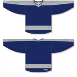 Athletic Knit (AK) H550BY-TOR332B Youth 2021 Toronto Maple Leafs Reverse Retro Royal Blue Hockey Jersey
