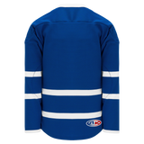 Athletic Knit (AK) H550BKY-TOR509BK Pro Series - Youth Knitted 2011 Toronto Maple Leafs Royal Blue Hockey Jersey