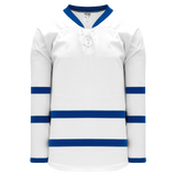 Athletic Knit (AK) H550BKA-TOR523BK Pro Series - Adult Knitted 2011 Toronto Maple Leafs White Hockey Jersey