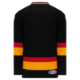 Athletic Knit (AK) H550BKY-VAN349BK Pro Series - Youth Knitted Vancouver Canucks Black Hockey Jersey