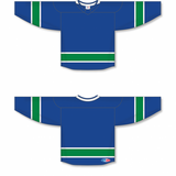 Athletic Knit (AK) H550BY-VAN378B Youth 2017 Vancouver Canucks Royal Blue Hockey Jersey