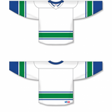 Athletic Knit (AK) H550BY-VAN379B Youth 2017 Vancouver Canucks White Hockey Jersey