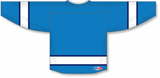Athletic Knit (AK) H550BY-WIN776B Youth 2018 Winnipeg Jets Third Pro Blue Hockey Jersey