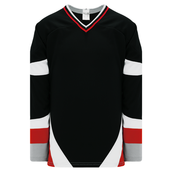 Athletic Knit (AK) H550CKY-BUF610CK Youth Pro Series - Knitted Buffalo Sabres Black Hockey Jersey